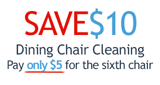 $10 off - $5 only for the sixth dining chair